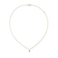 Stone and Strand 14K Yellow Gold The Essential Dainty Diamond Solitaire Necklace Front Image