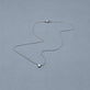 Stone and Strand 14K White Gold The Essential Diamond Solitaire Necklace Editorial Image