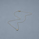 Stone and Strand 14K Yellow Gold The Essential Diamond Solitaire Necklace Editorial Image