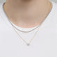 Image of 14K Yellow Gold The Essential Diamond Solitaire Necklace with Stone and Strand Necklaces