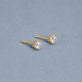 Stone and Strand 14K Yellow Gold The Essential Diamond Studs 0.40ctw Editorial Image