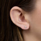 Image of 14K Yellow Gold The Essentials Diamond Studs 0.40CTW on Models Ear