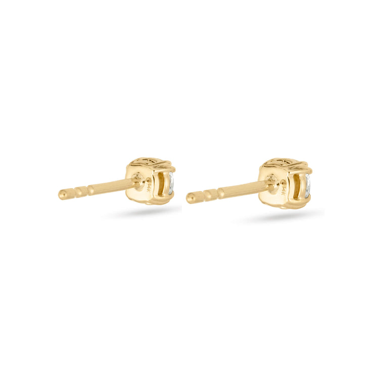 Stone and Strand 14K Yellow Gold The Essential Diamond Studs 0.40ctw Rear Image