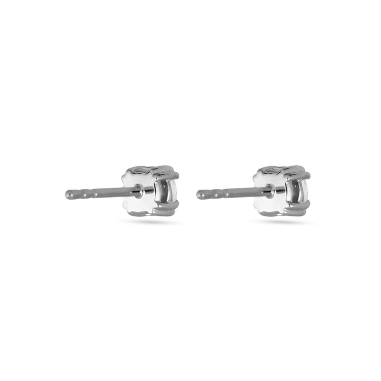 Stone and Strand 14K White Gold The Essential Diamond Studs 0.60CTW Rear Image