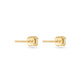 Stone and Strand 14K Yellow Gold The Essential Diamond Studs 0.60CTW Rear Image