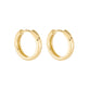 Stone and Strand 14K Yellow Gold The Essential Gold Hoop Side Image