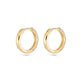 Stone and Strand 14K Yellow Gold The Essential Pave Hoop Rear Image