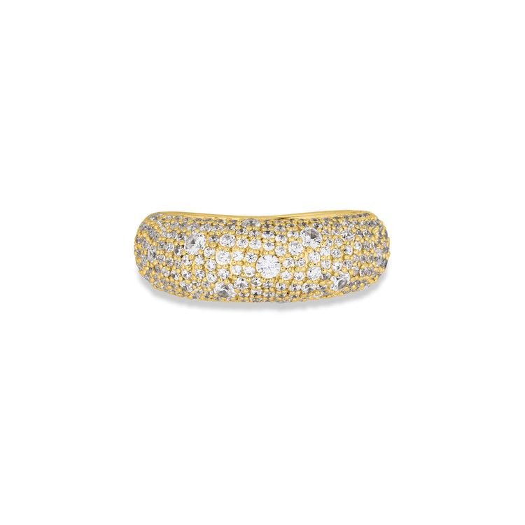 Stone and Strand 14K Yellow Gold The Gold Balthazar Diamond Ring Front Image