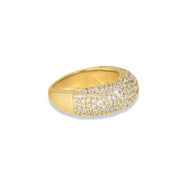 Stone and Strand 14K Yellow Gold The Gold Balthazar Diamond Ring Side Image
