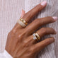 Image of 14K Yellow Gold The Gold Balthazar Diamond Ring with Stone and Strand Rings