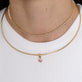 Image of 14K Yellow Gold The Heart Of It Bead with Stone and Strand Necklaces
