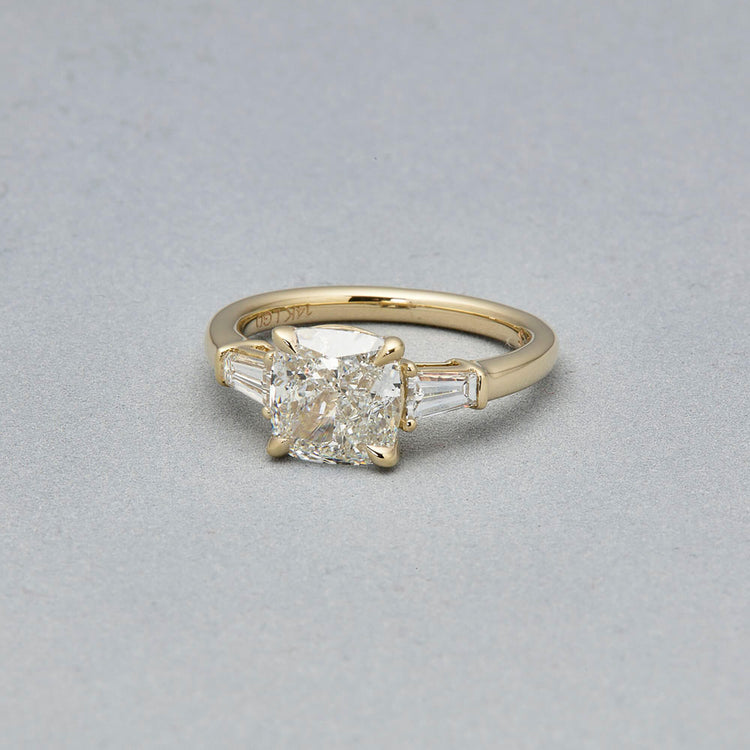 Stone and Strand 14K Yellow Gold The Lab-Created Clio Ring Editorial Image