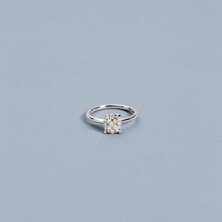 Stone and Strand 14K White Gold The Sophia Diamond Ring Editorial Image