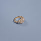 Stone and Strand 14K Yellow Gold The Standard Diamond Signet Ring Editorial Image