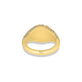 Stone and Strand 14K Yellow Gold The Standard Diamond Signet Ring Rear Image