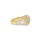 Stone and Strand 14K Yellow Gold The Standard Diamond Signet Ring Side Image
