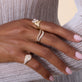 Image of 14K Yellow Gold The Standard Diamond Signet Ring with Stone and Strand Rings