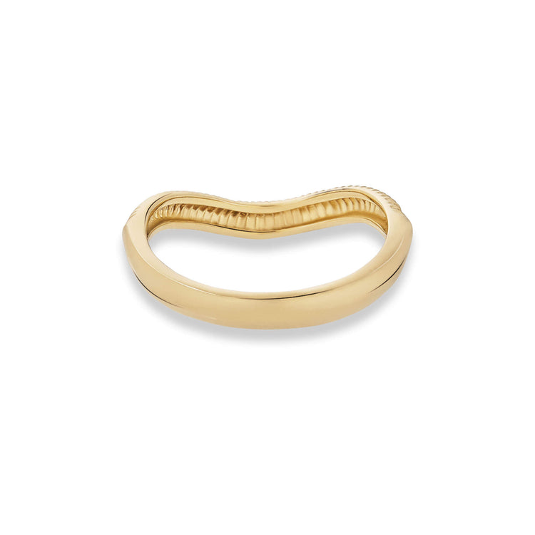 Stone and Strand 14K Yellow Gold The Tina Ring Rear Image