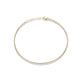 Stone and Strand 10K Yellow Gold Thin Snake Bracelet Front Image