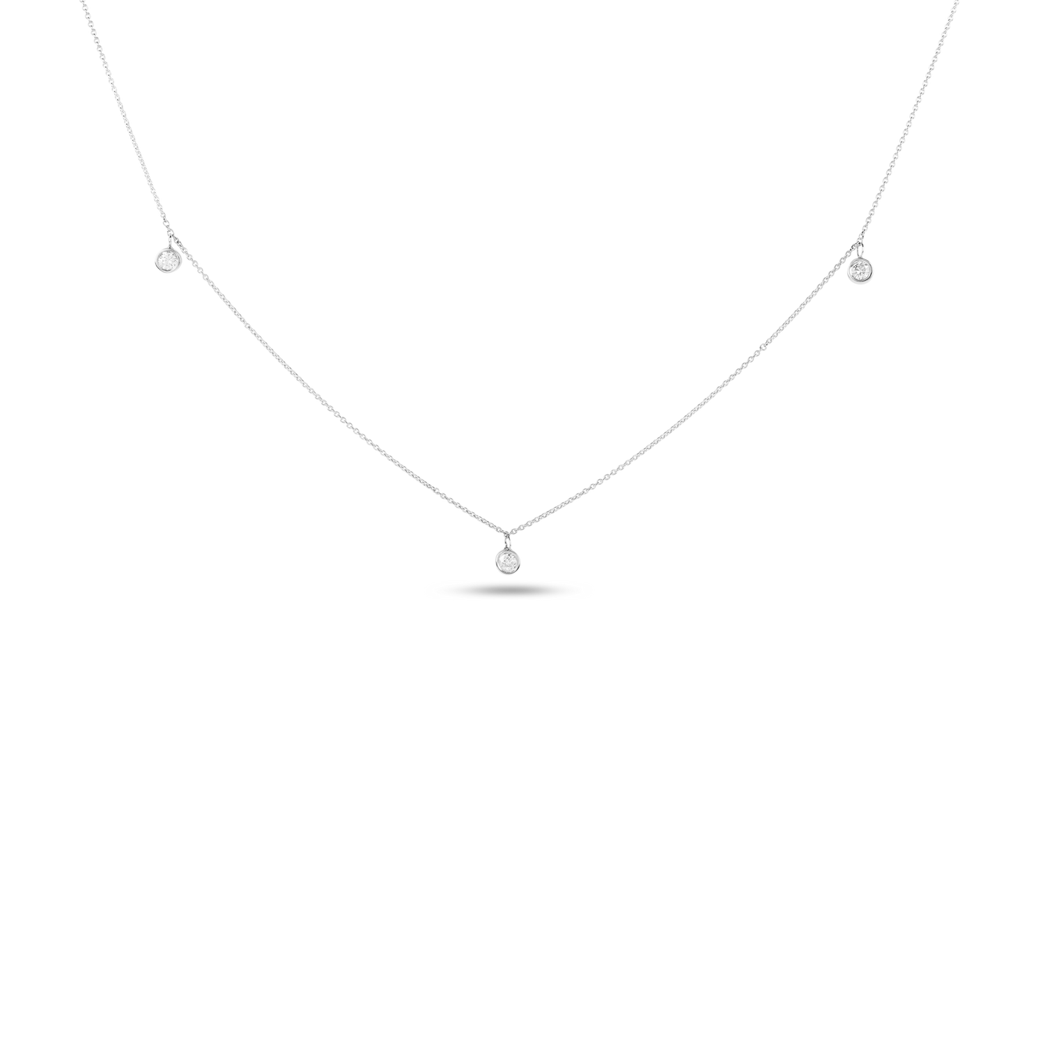 Mini Diamond Trio Choker Necklace main image 0