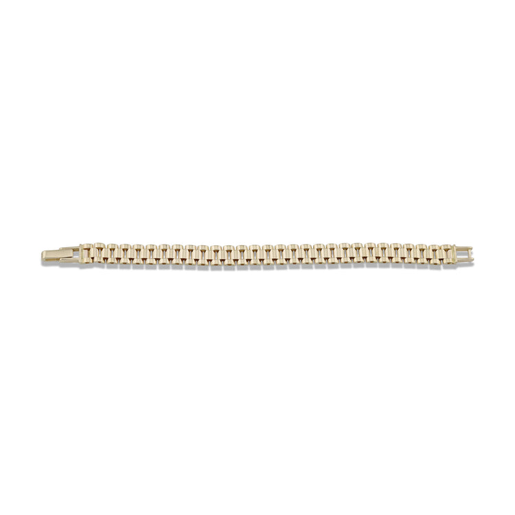 Stone and Strand 14K Yellow Gold Timepiece Bracelet Front Image