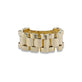 Stone and Strand 14K Yellow Gold Timepiece Ring Front Image