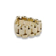 Stone and Strand 14K Yellow Gold Timepiece Ring Side Image