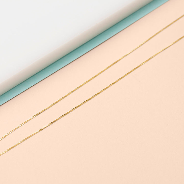 Tiny Curb Chain Choker Necklace