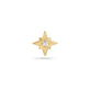 Stone and Strand 14K Yellow Gold Tiny Diamond Gold North Star Flat Back Front Image