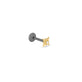Stone and Strand 14K Yellow Gold Tiny Diamond Gold North Star Flat Back Side Image
