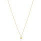Stone and Strand 10K Yellow Gold Tiny Evil Eye Diamond Necklace Front Image