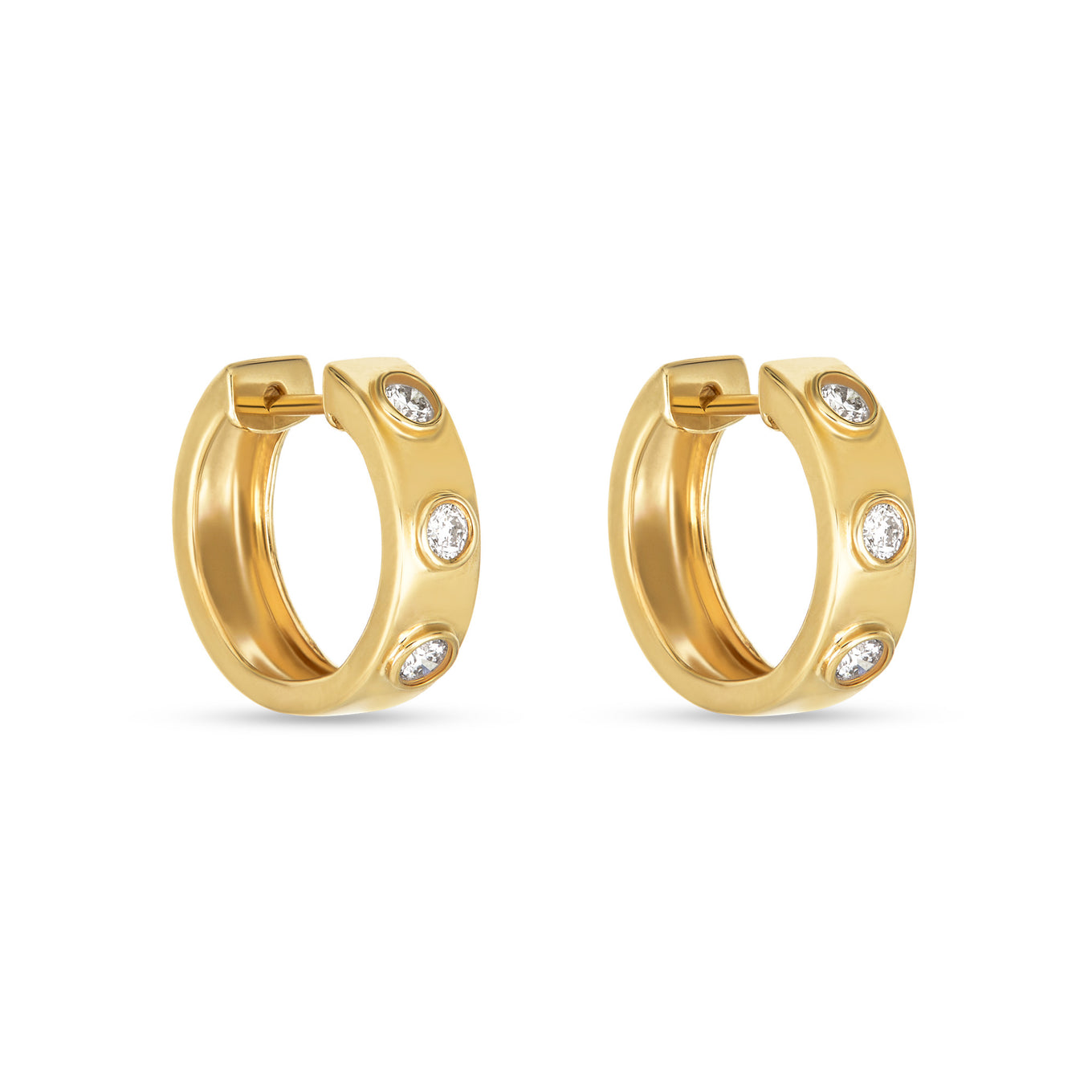 Together Forever Diamond Trio Huggies STONE AND STRAND