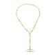 Stone and Strand 10K Yellow Gold Trombone Link Toggle Lariat Necklace Front Image