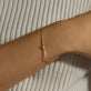 Image of 10K Yellow Gold Twinkling Twine Pav√© Bracelet on Models Arm