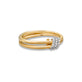 Stone and Strand 10K Yellow Gold Twinkling Twine Pav√© Duo Ring Side Image