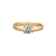 Stone and Strand 10K Yellow Gold Twinkling Twine Pav√© Ring Front Image