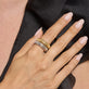 Image of 14K Yellow Gold Switch Gold Tubogas Ring with Stone and Strand Rings