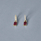 Tourmaline Diamond Huggies