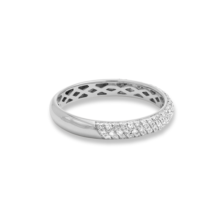 Ultra Bold Micro Diamond For Eternity Band