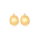 Stone and Strand 14K Yellow Gold Ultra Puff Gold Huggies Front Image