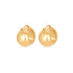 Stone and Strand 14K Yellow Gold Ultra Puff Gold Huggies Rear Image