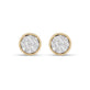 Stone and Strand 10K Yellow Gold Uncorked Pave Studs Front Image