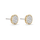 Stone and Strand 10K Yellow Gold Uncorked Pave Studs Side Image
