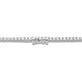 Stone and Strand 14K White Gold  Unflippable Tennis Necklace In White Gold Clasp Image 