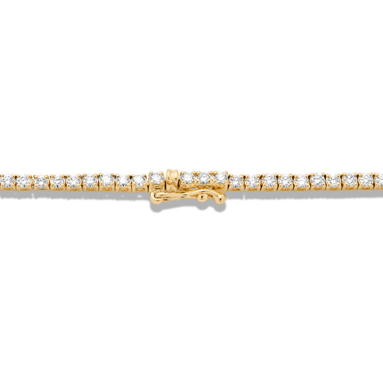Stone and Strand 14K Yellow Gold Unflippable Tennis Choker Clasp Image