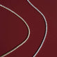 Still life image of Unflippable Tennis Necklace in White Gold and Yellow Gold