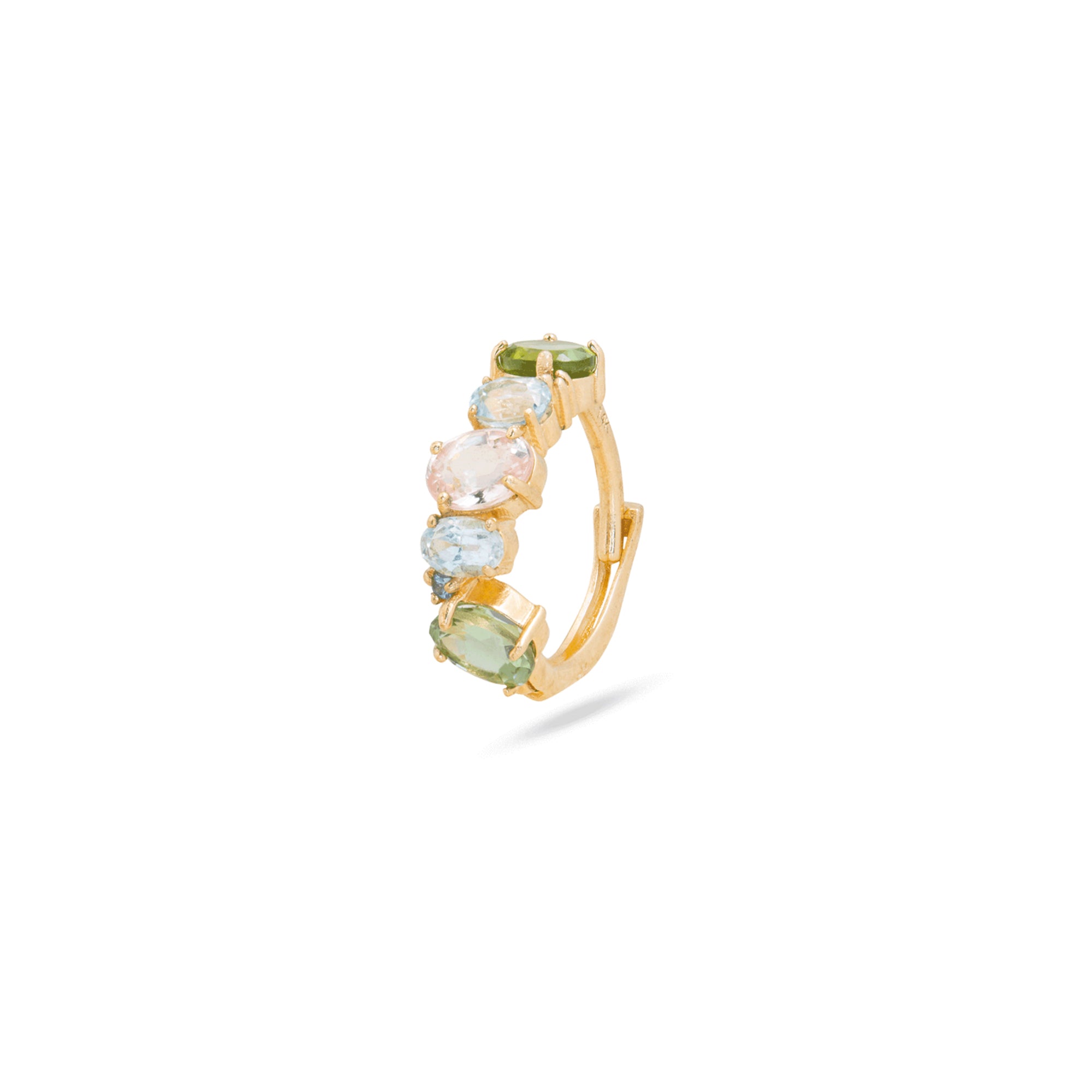 Unicorn Gemstone Cluster Huggies – STONE AND STRAND