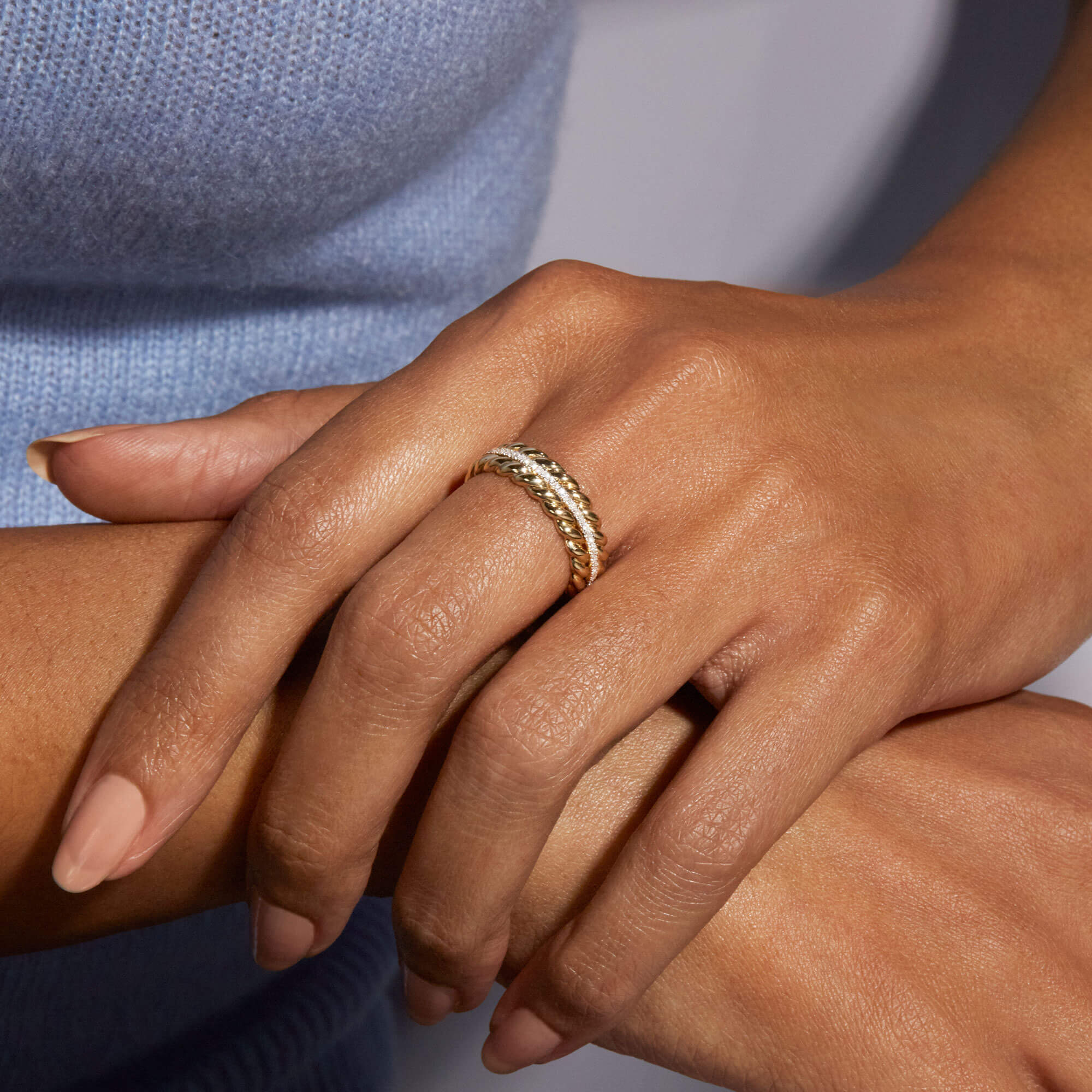 Velvet Ropes Diamond Band – STONE AND STRAND