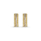 Stone and Strand 14K Yellow Gold Velvet Ropes Diamond Huggies Front Image