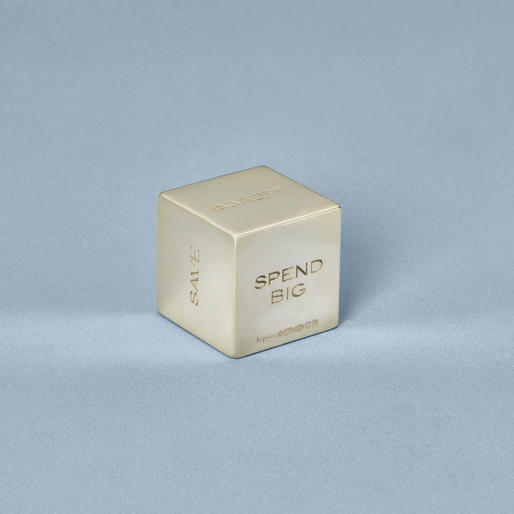 Stone and Strand Vintage Silver Decision Maker Dice Front Image